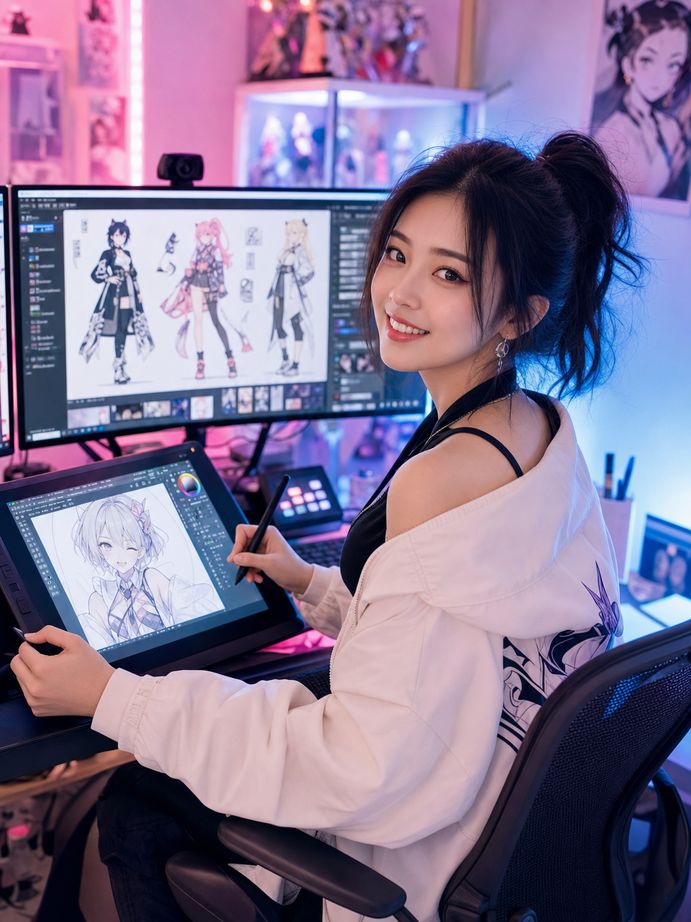 寸止挑战美少女写真动漫